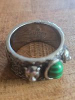 Ring Gucci Silber Malachite Vintage Gr.60