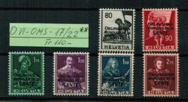 DVI - OMS - Satz 17-22 ** postfrisch