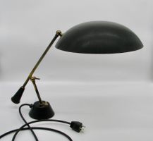 Tischlampe / Bürolampe, BAG Turgi 50er Jahre