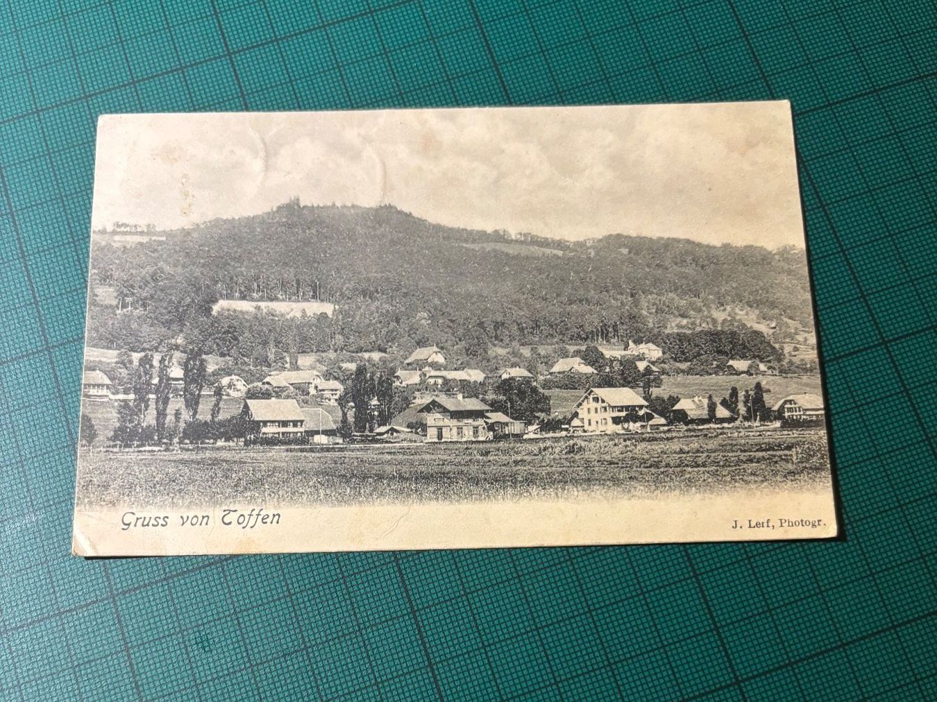 Cartoline postali: Gruss aus Toffen BE gest. Gerzensee 1907 – Usato da Utzenstorf venduto da Rose0303