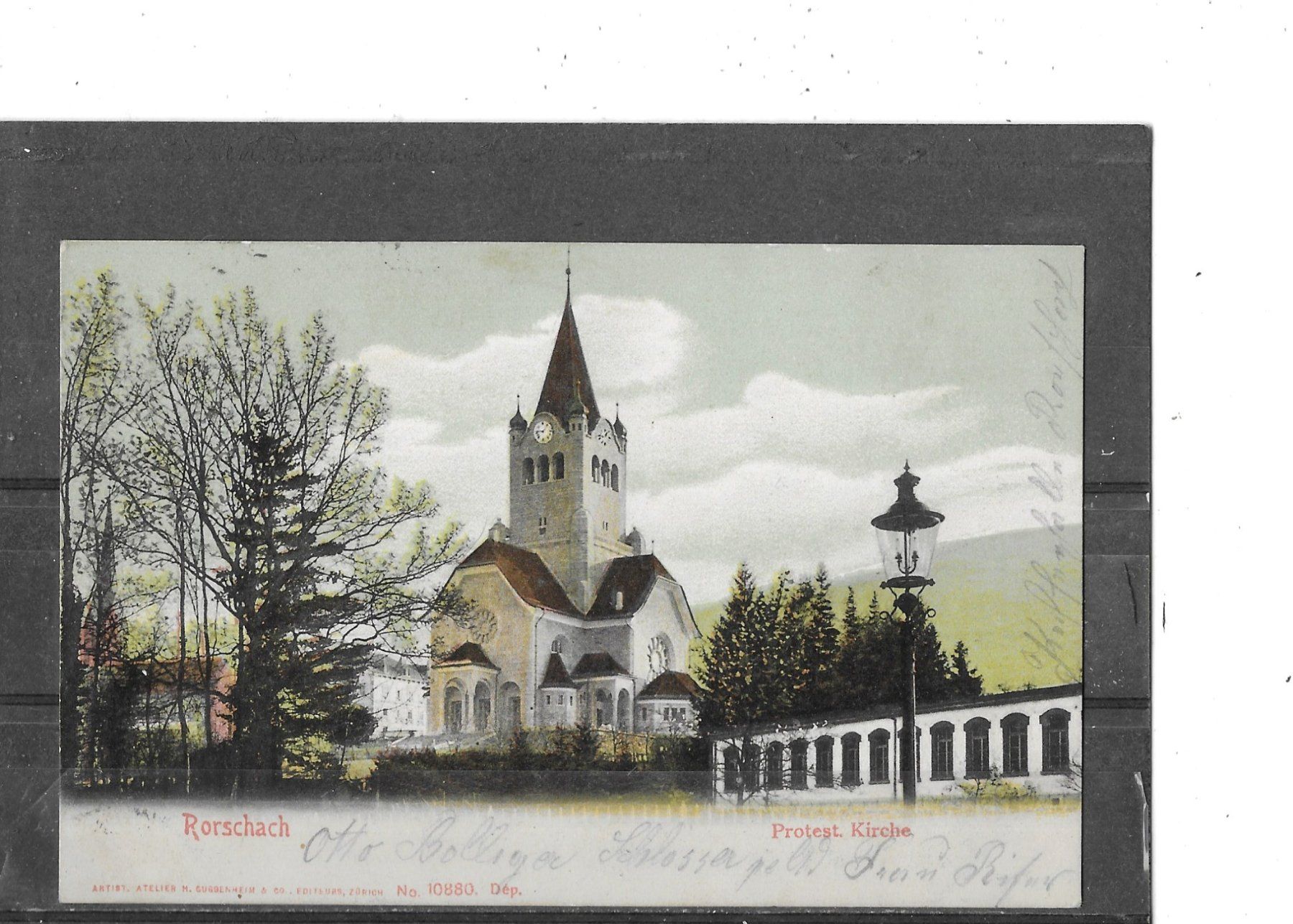 Cartoline postali: SG Rorschach 1906 Protest.Kirche – Usato da Schocherswil venduto da Wilare