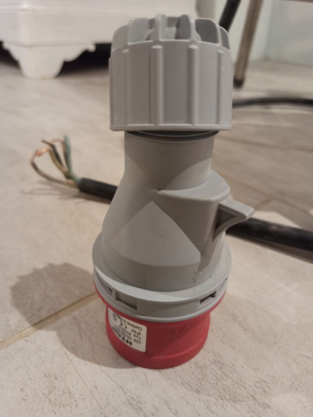 Elettrotecnica: Baustromverteiler HTCN Type B11MA30-4 16A 400V IP44 – Usato da Hitzkirch venduto da sevi85 5