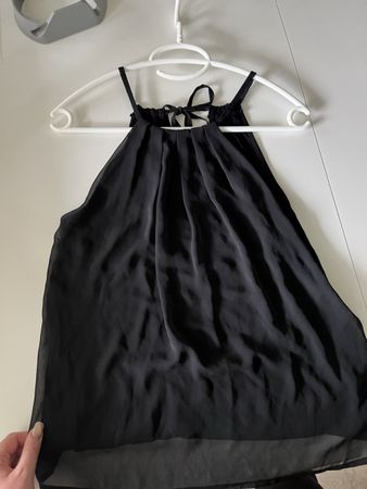 Schickes, schwarzes Sommer Top - Grösse XS - Neuwertig!
