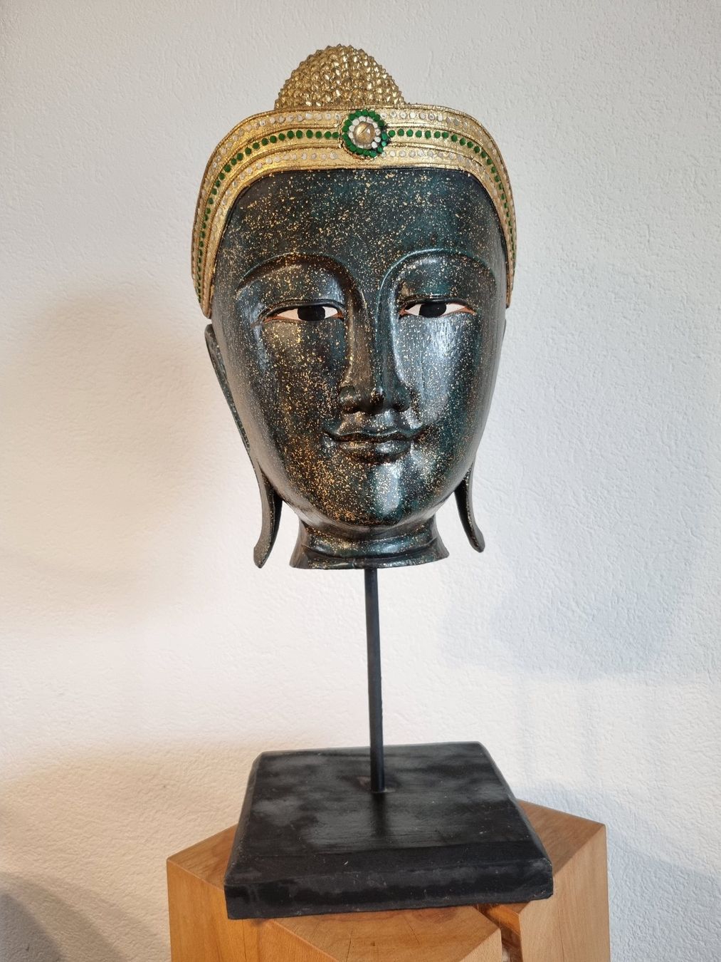 Sculture & Statue: Buddha Kopf aus Holz – Nuovo (secondo la descrizione) da Liestal venduto da Spider_124