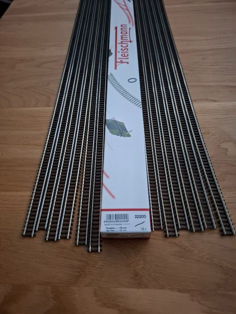 Fleischmann Modellini di ferrovie: Flex-Gleis 22200 Fleischmann N 730 mm – Nuovo (secondo la descrizione) da Henau venduto da fag_lzx9 1