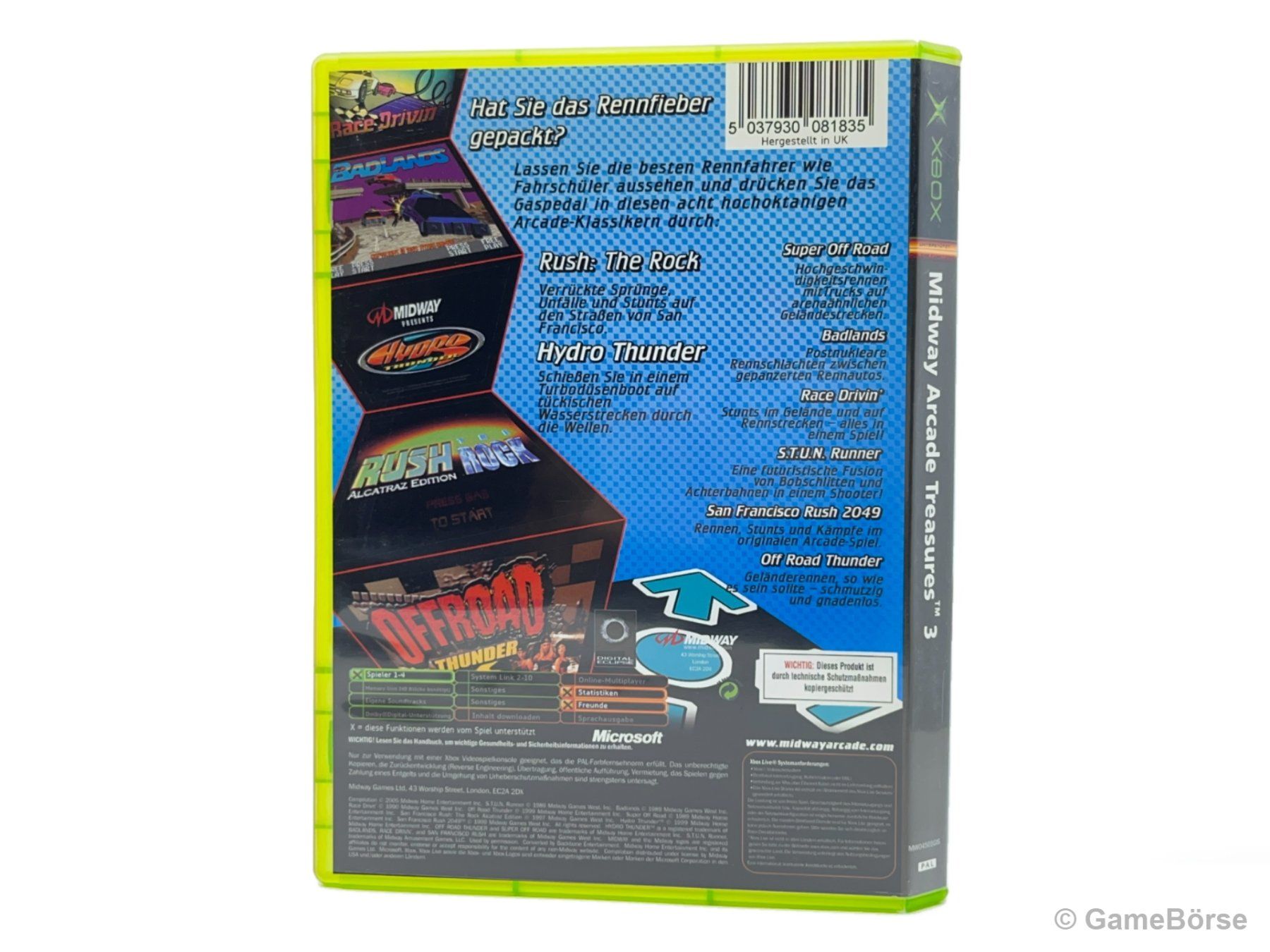 Microsoft Spiele: Xbox Midway Arcade Treasures 3 – Gebraucht aus Stettfurt von GameBoerse 1