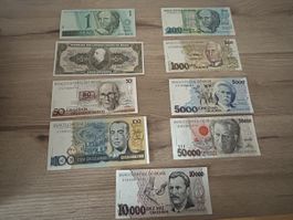 Alte Brasilianische Banknoten Sammlung Cruzeiros Real