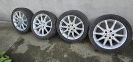Verkaufe originale Mercedes Alufelgen mit abgefahrenem Prof.