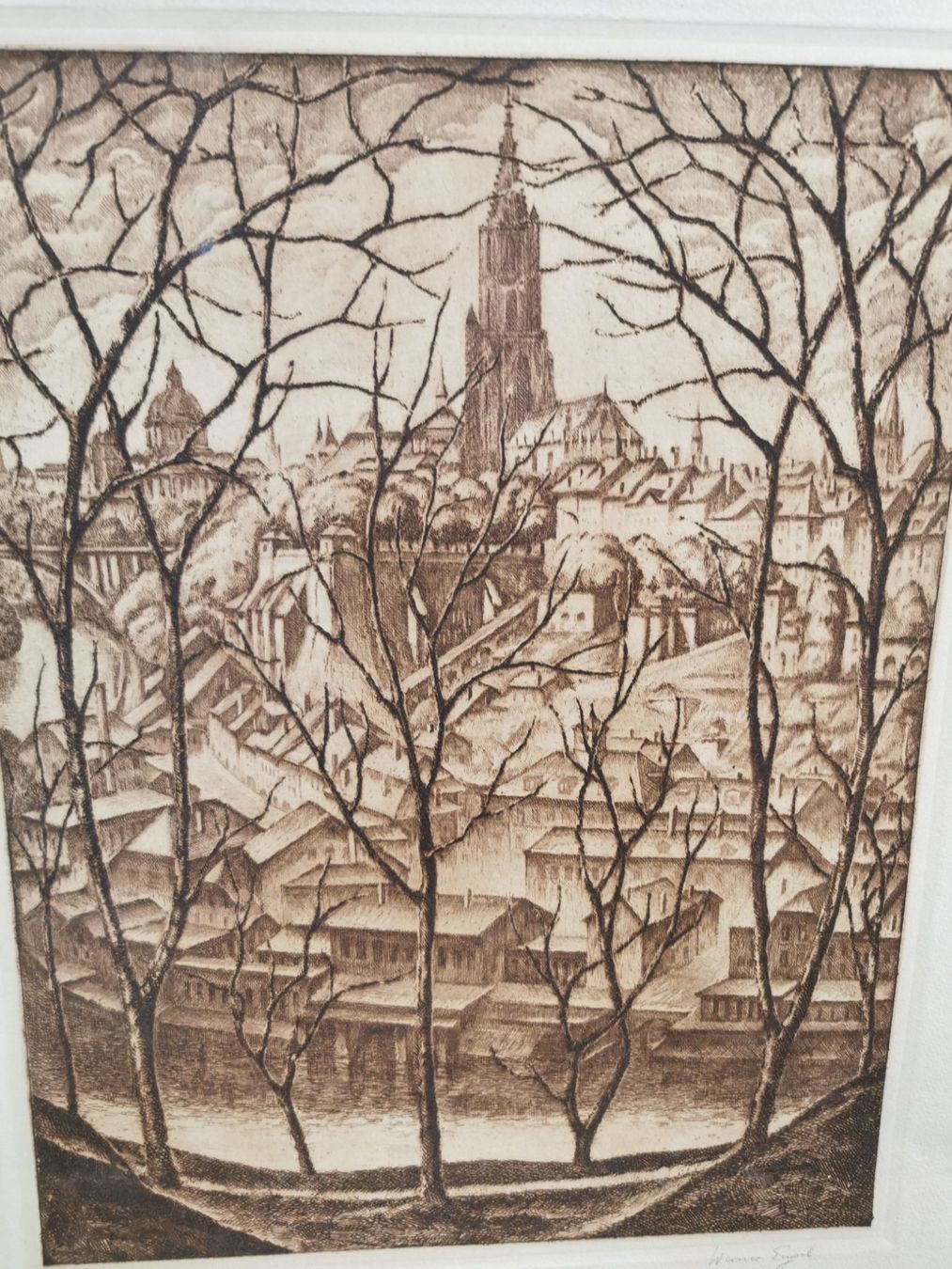 Grafica & Litografie: LITHOGRAPHIE WERNER EMIL ENGEL(1880-1941)SIGNÉE – Usato da Genève venduto da Qanil77 1