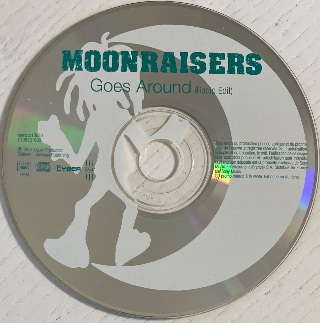 CDs: MOONRAISERS - GOES AROUND – D'occasion à Poliez-Pittet par Newtown-Records 2