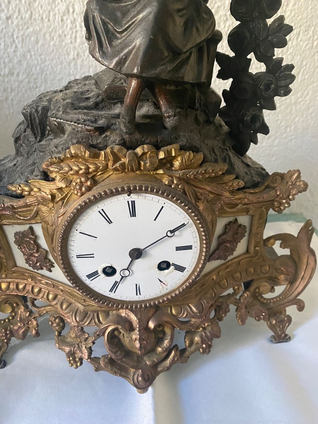 Stand- & Wanduhren: Alte Kamin Pendule Bronze Uhr – Gebraucht aus Bern von Ninitto 2