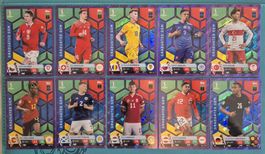 Collection cartes parallèles Topps UEFA Euro 2020 Graduated 