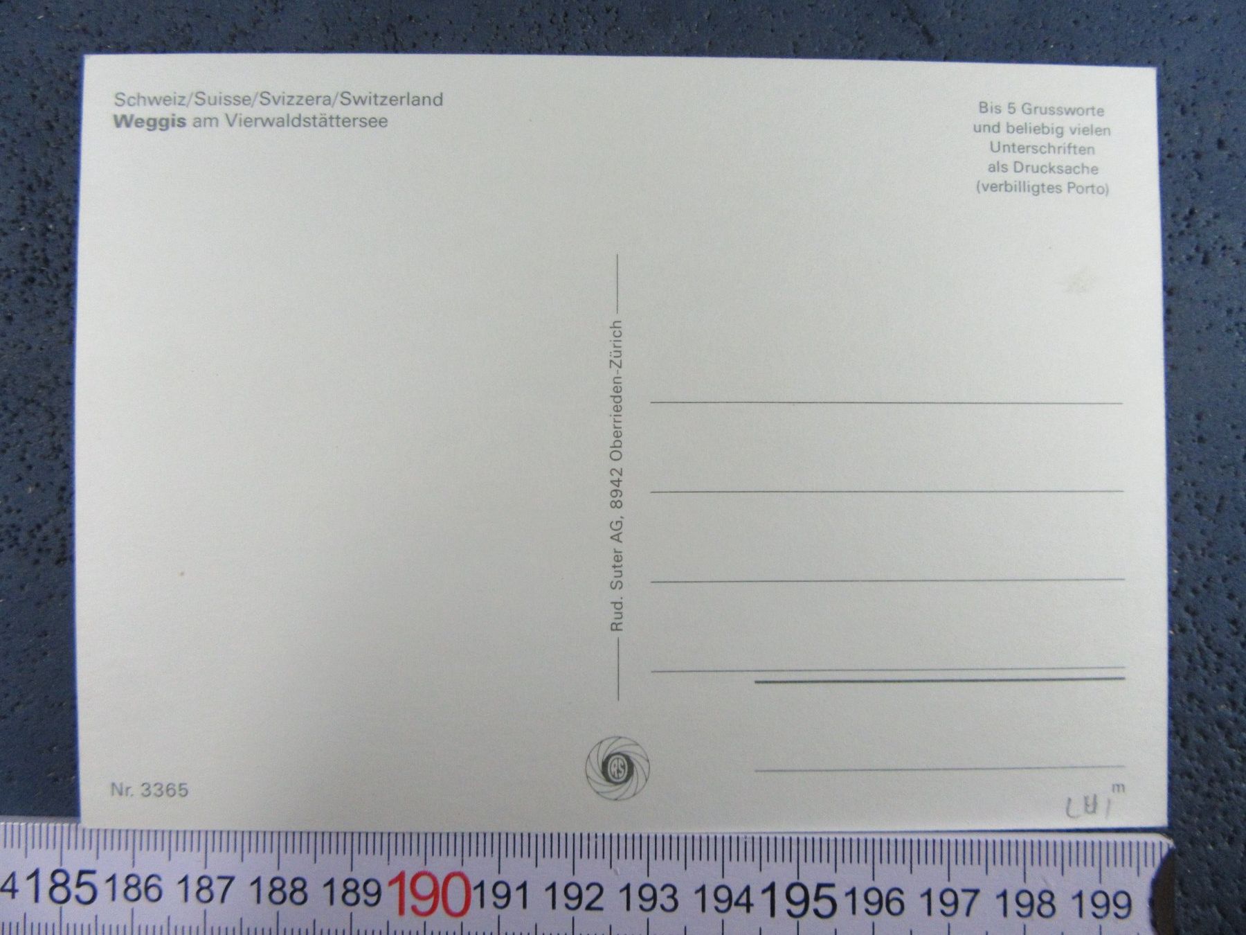 Cartoline postali: GRUSS AUS WEGGIS LU AK – Nuovo (secondo la descrizione) da Ettingen venduto da Hausi4711 1