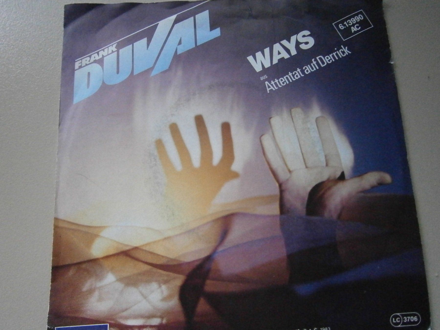 Schallplatten: Vinyl-Single Frank Duval - Ways – Gebraucht aus Langenthal von Modo39