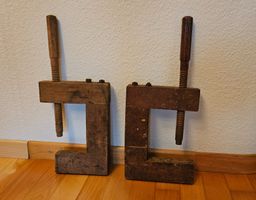Schraubzwingen Holz, 2 Stück