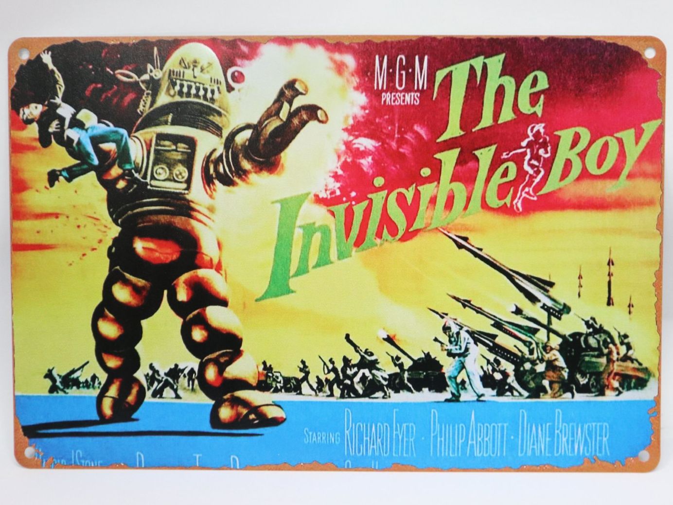 Insegne: Blechschild Invisible Boy Robby The Robot Roboter – Nuovo (secondo la descrizione) da Eschenbach SG venduto da Astalavista