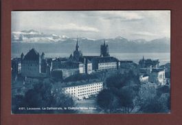 LAUSANNE - Cathédrale et Château - 1928