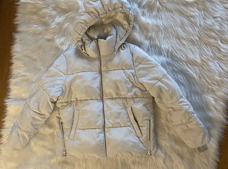 Winterjacke Calvin Klein XL Weiss Ivory