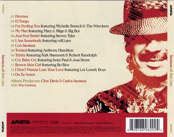 CD: CD Santana - All that I am (2005) – Usato da Möriken AG venduto da mineralia 1