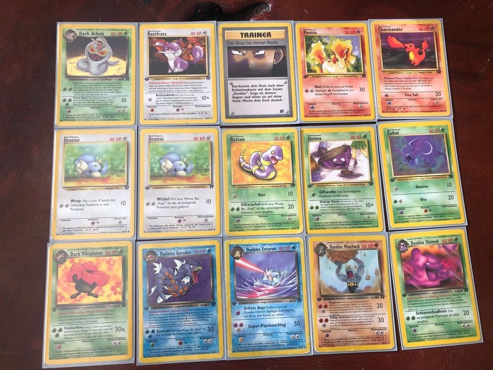 Team Rocket Set Pokemon Cards Kaufen auf Ricardo