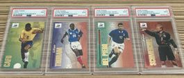 1998 Panini SET Schmeichel, Del Piero, Cafu, Thuram PSA 9
