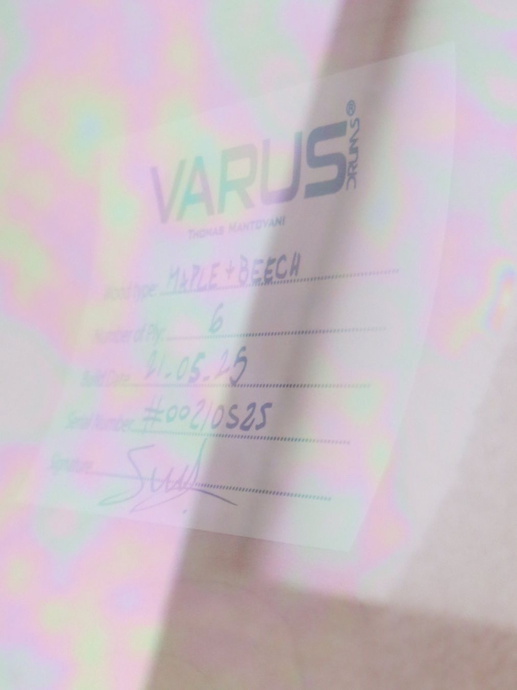 Musikinstrumente: Varus Morpheus Tom 8" neuwertig – Neu (gemäss Beschreibung) aus Hüttwilen von Andmithand 5