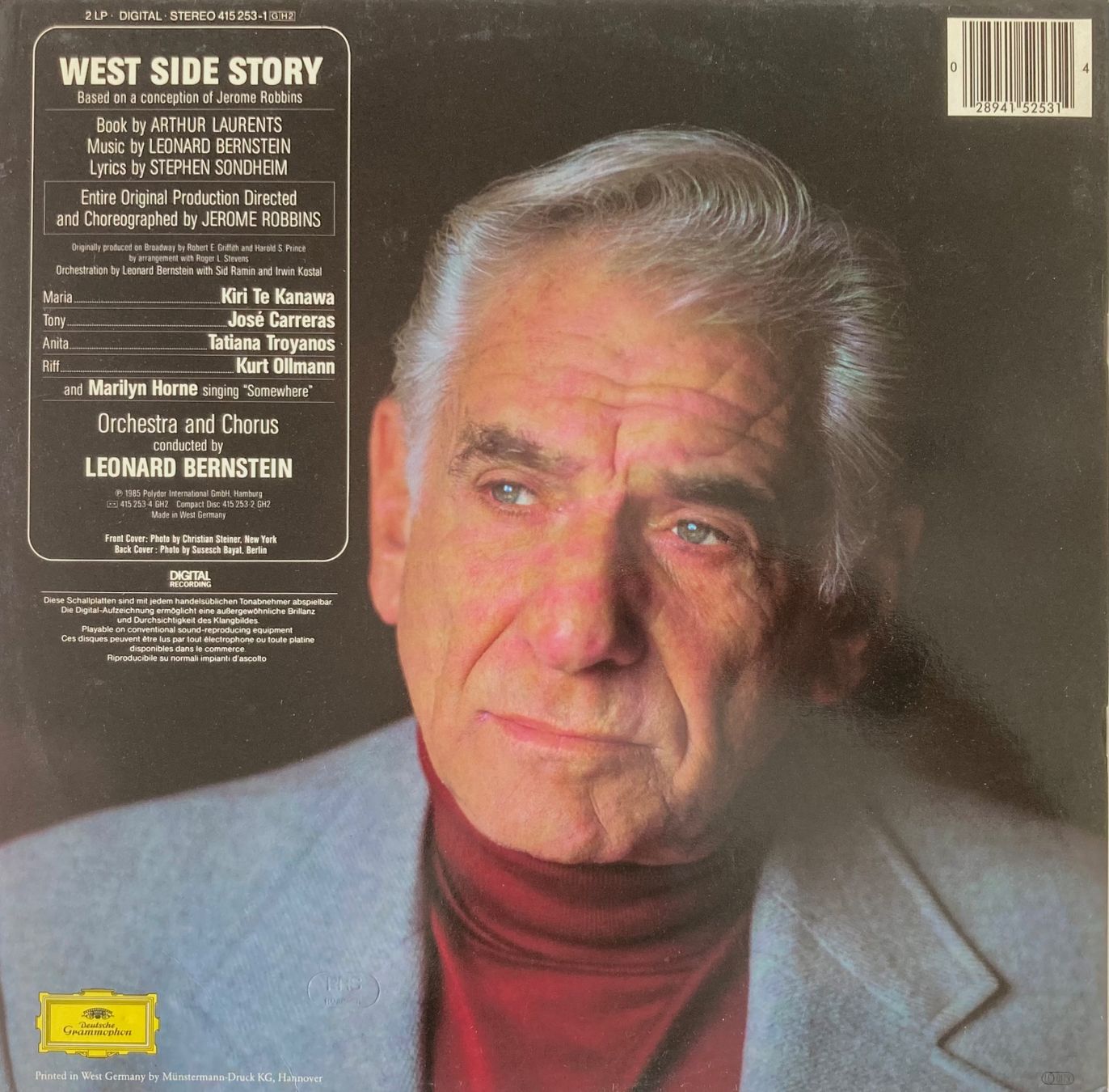 Vinyles: LEONARD BERNSTEIN - WEST SIDE STORY – D'occasion à Poliez-Pittet par Newtown-Records 1