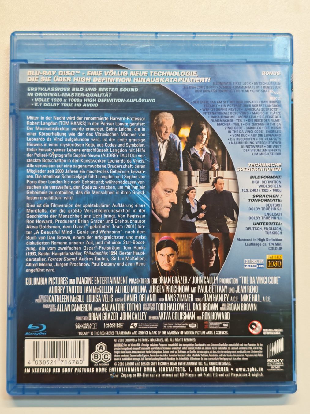 Tutti i DVDs: The Da Vinci Code – Sakrileg - Extended Version - 2 Disc Set – Usato da Liestal venduto da Kratzilla 2