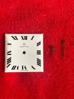 CERTINA - Cadran émaillé Blanc 22X22 mm & 2 Aiguilles - NEUF