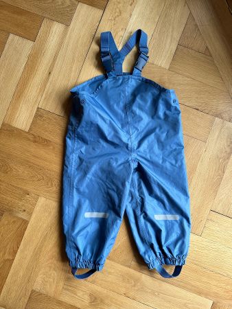 Regenhose/Matschhose blau Grösse 86/92