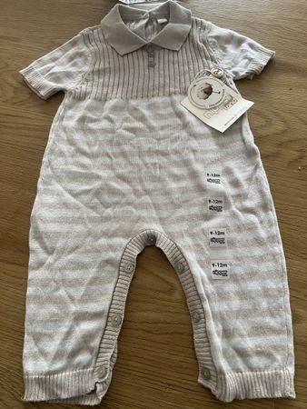 Einteiler neu 100% organic 9/12M
