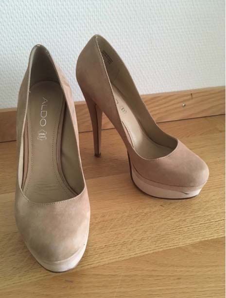 Aldo Damenschuhe: Beige Pumps, Wildlederlook, Grösse 38 – Gebraucht aus Winterthur von butterfly210 5