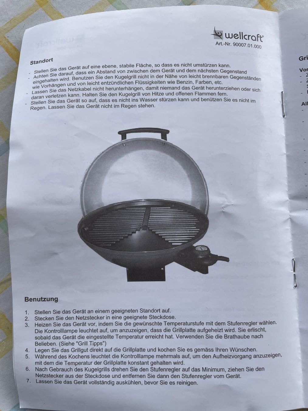 Grils: Neuwertiger Elektrogrill – D'occasion à Wettswil par Onix2014 2