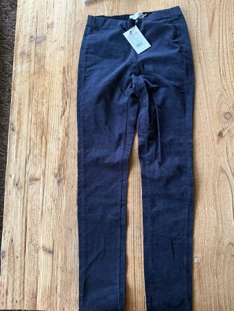 Neu Hose Damen Rosemunde dänisch Gr. 36 dunkelblau Samt
