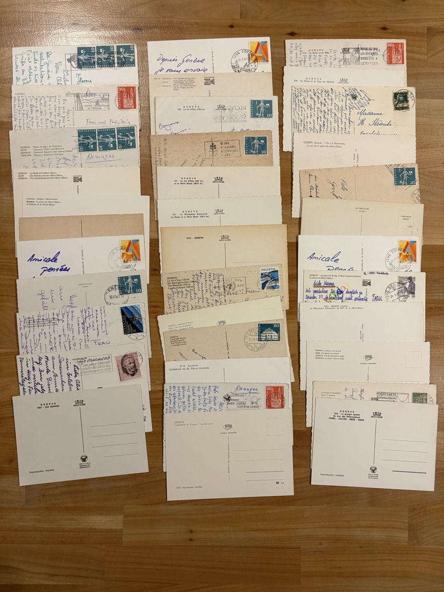 Cartoline postali: über 100 AK von Genf – Usato da Rümlang venduto da Brieftaube2 1