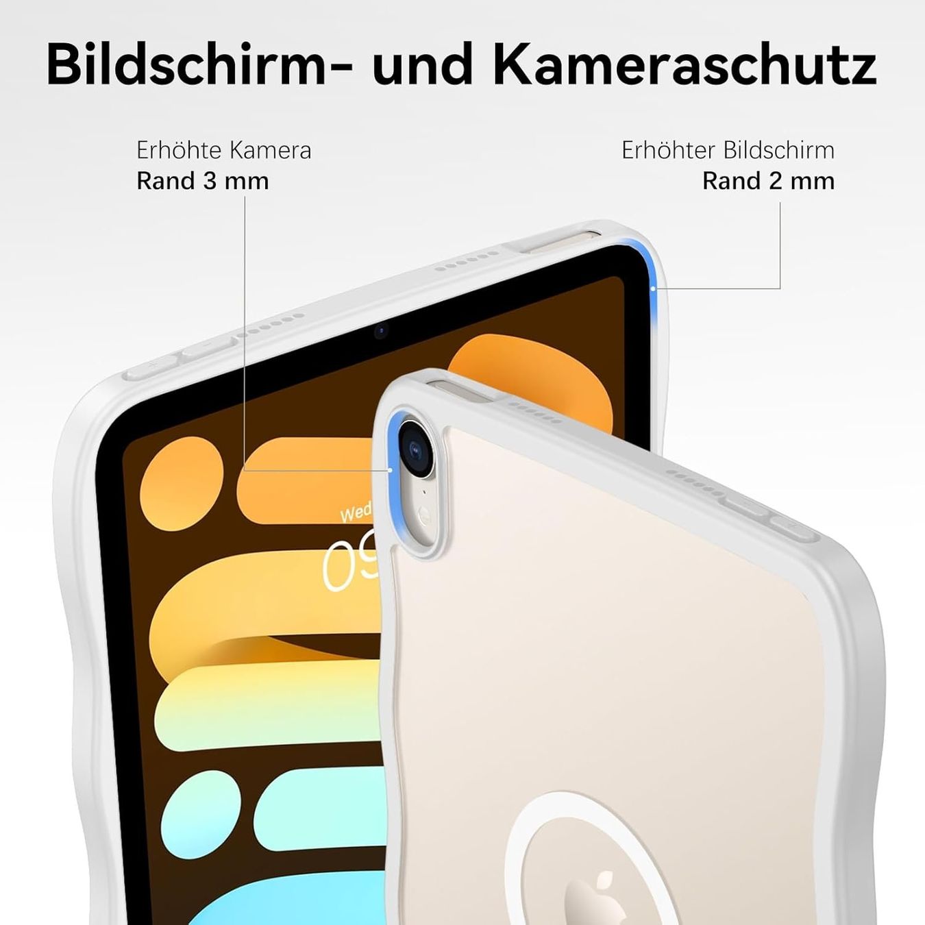 Covers & Borse: iPad Mini 6/7 Hülle MagSafe Slim weiss – Nuovo e nell'imballaggio originale da Suhr venduto da SchnapperCH 7