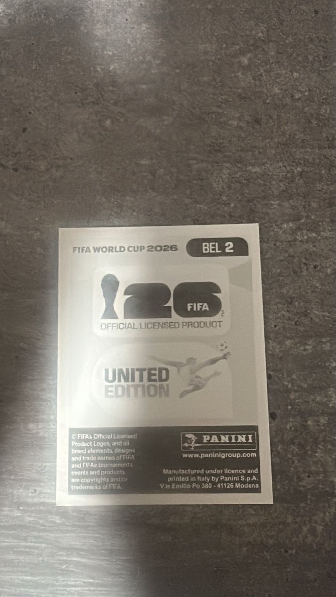 Panini Carte collezionabili: BEL 2 , FIFA WORLD CUP 2026 PANINI  – Nuovo (secondo la descrizione) da Frauenfeld venduto da 1PegPeg1 1