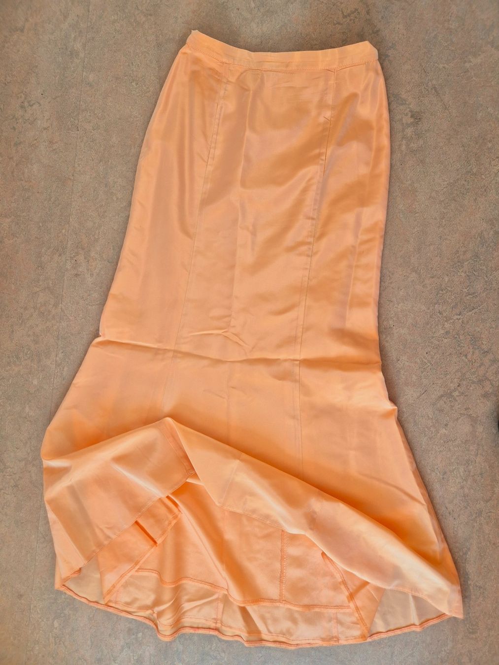 Gonne: ROCK MAXIROCK DESIGNER BASIC 36 S APRICOT TOP ZU BLUSE – Nuovo (secondo la descrizione) da Elsau venduto da the-colorful-side 3