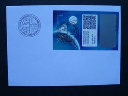 2021 Nr. C1III Swiss Crypto Stamps ID3 auf FDC