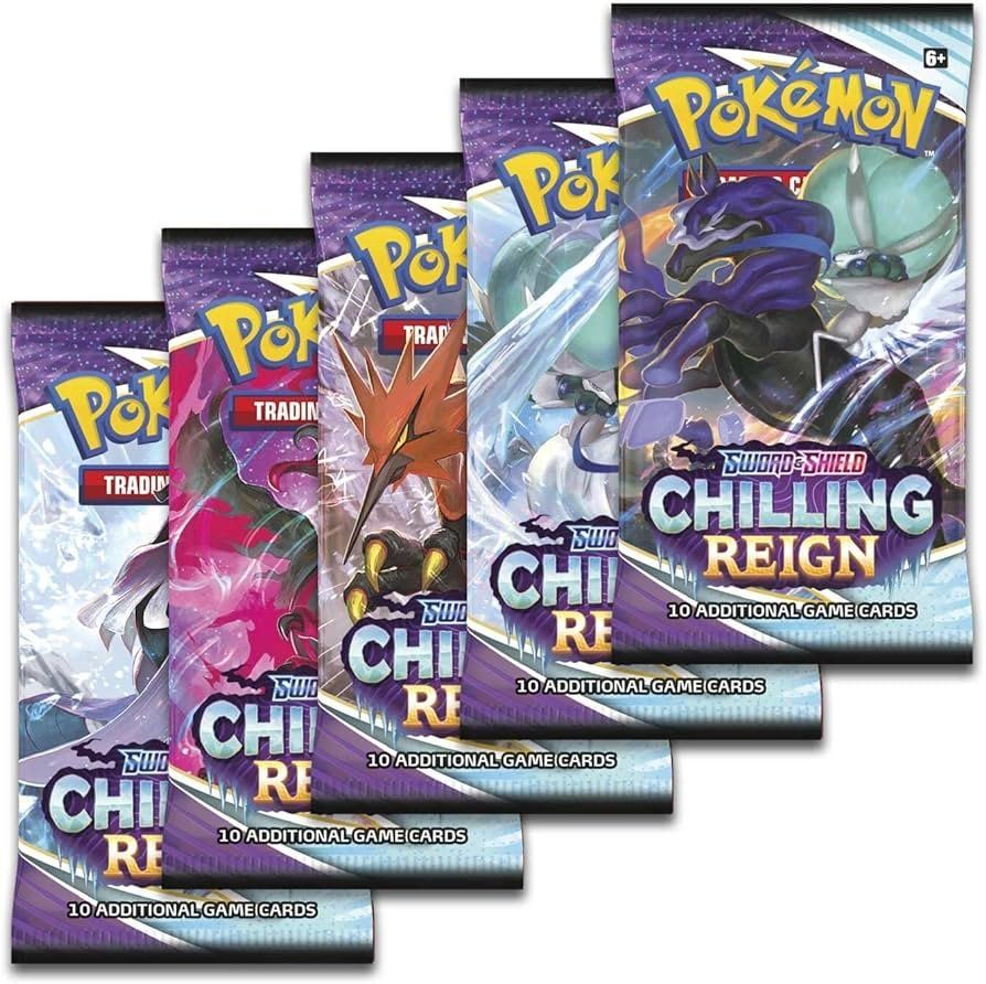Pokémon Carte collezionabili: Chilling Reign Booster – Nuovo e nell'imballaggio originale da Matzendorf venduto da SwissMagicKarten