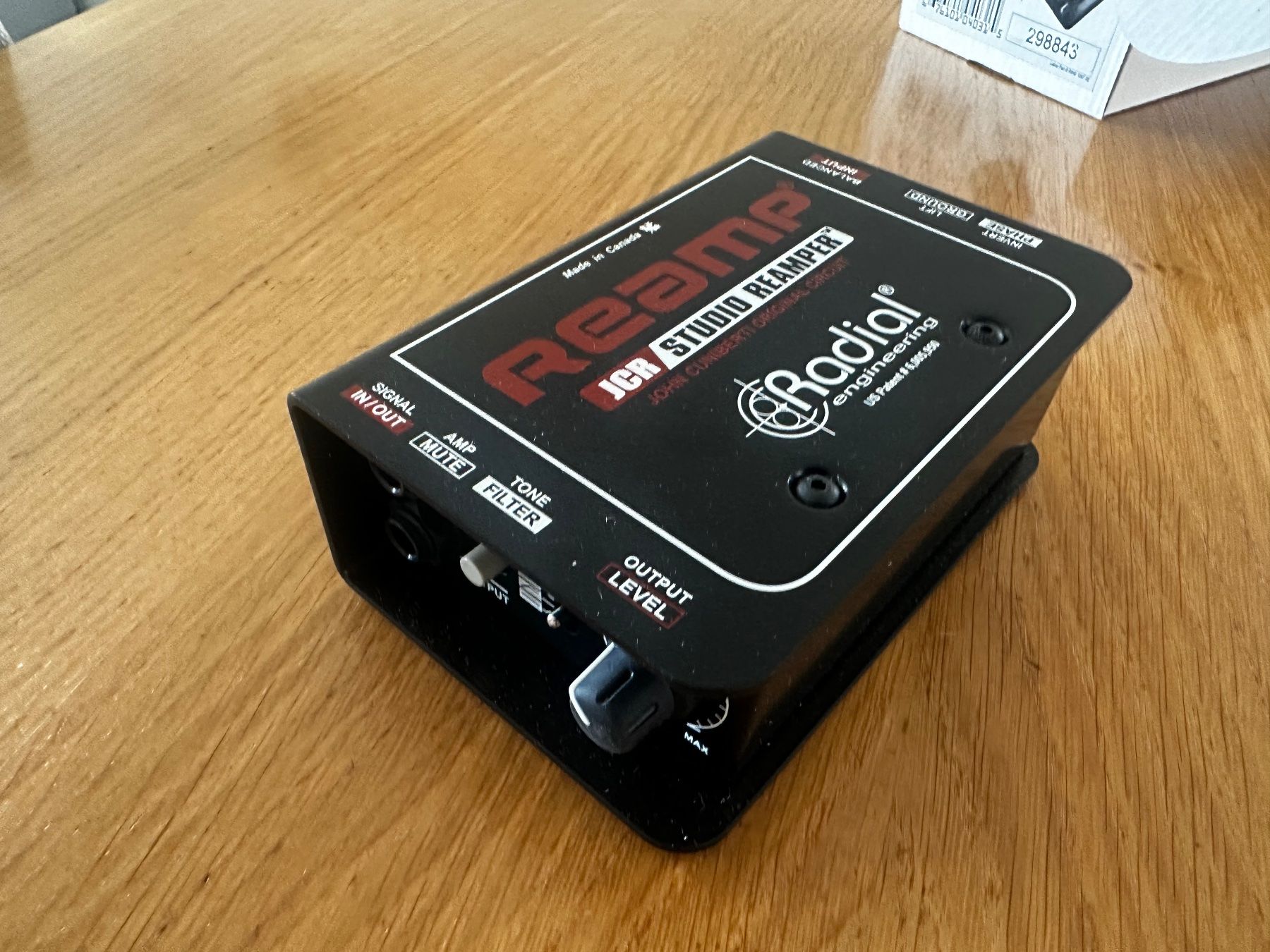 Registratori: Radial Reamp JCR Studio Reamper - NEU – Nuovo e nell'imballaggio originale da Reinach BL venduto da Tscherrer 1