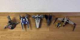 Star Wars Micro Galaxy Squadron Set - 6 Raumschiffe! 