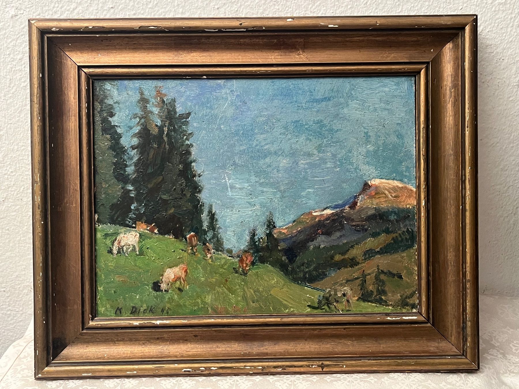 Tableaux: KARL DICK 1945 ÖlGemälde – D'occasion à Basel par PAUL_ART 1