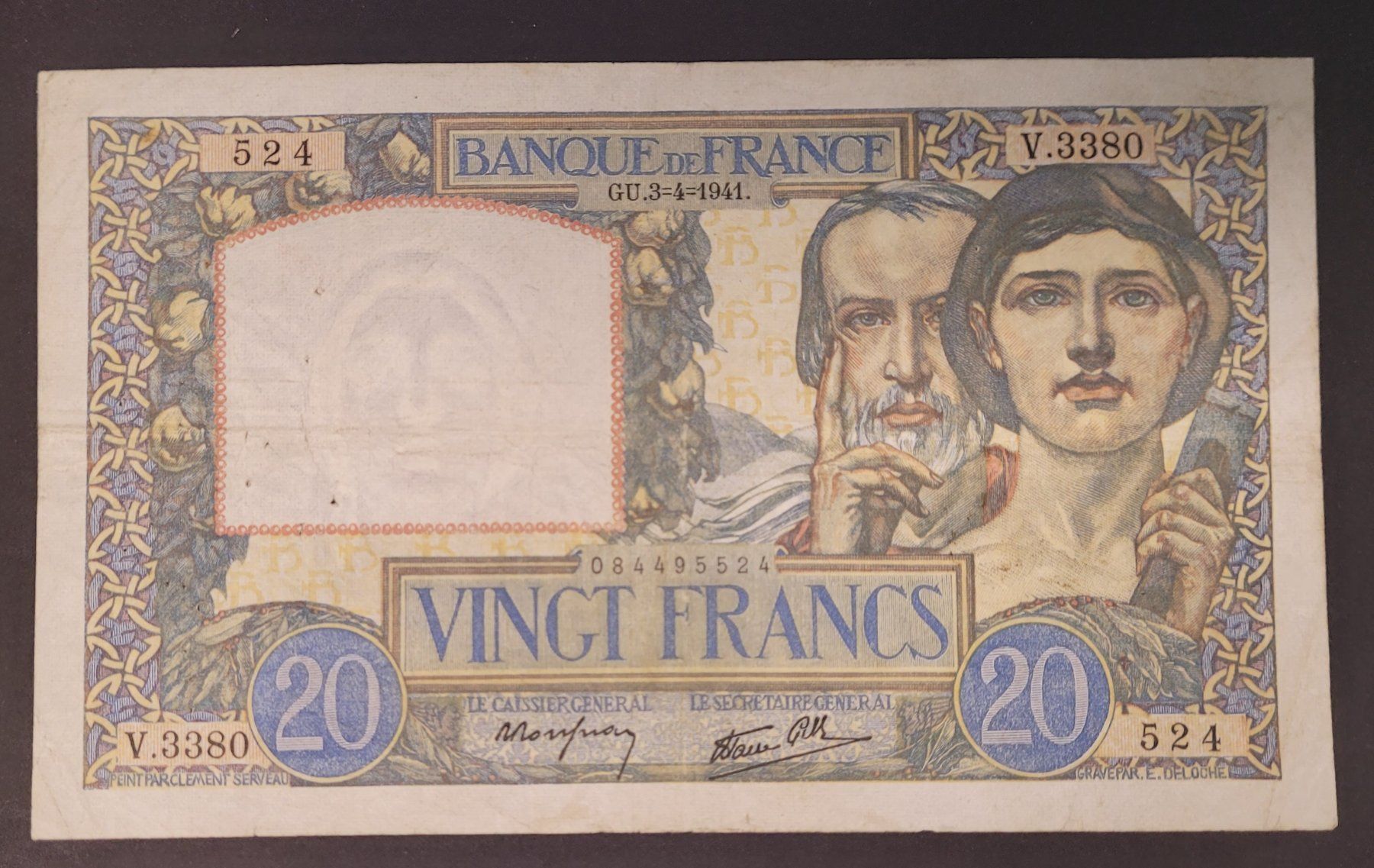 Banconote: 20 FRANCS / FRANKREICH 1941 – Usato da Mumpf venduto da antonio_schweiz_961