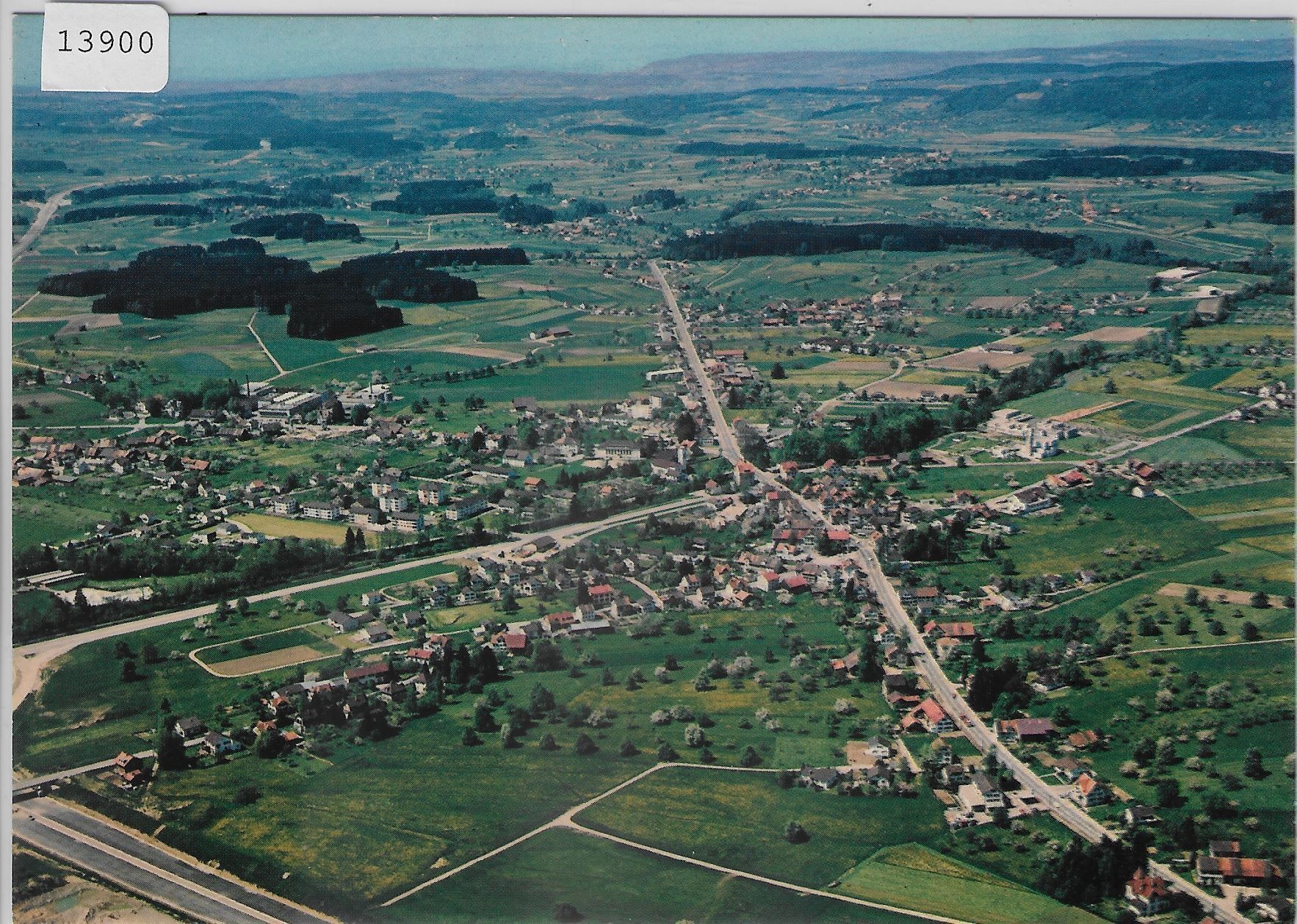 Cartoline postali: Flugaufnahme Münchwilen TG – Antico da Ettingen venduto da Kartenplanet