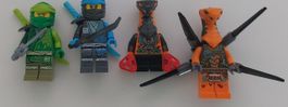 Lego Ninjago Figuren 4 Stk. guter Zustand