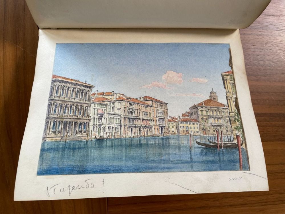 Livres: Unikat Antik Buch einmalige Aquarelle – D'occasion à Zürich par donra 5