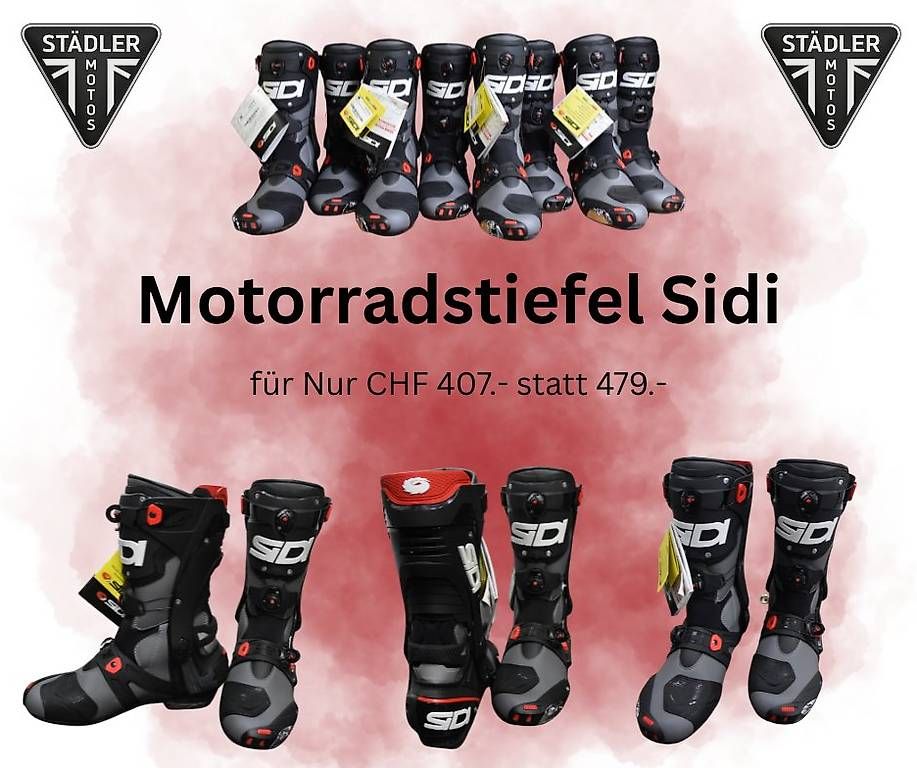 Scarpe da uomo: NEU!! Motorradstiefel Rex von Sidi – Usato da Widnau venduto da Staedler2