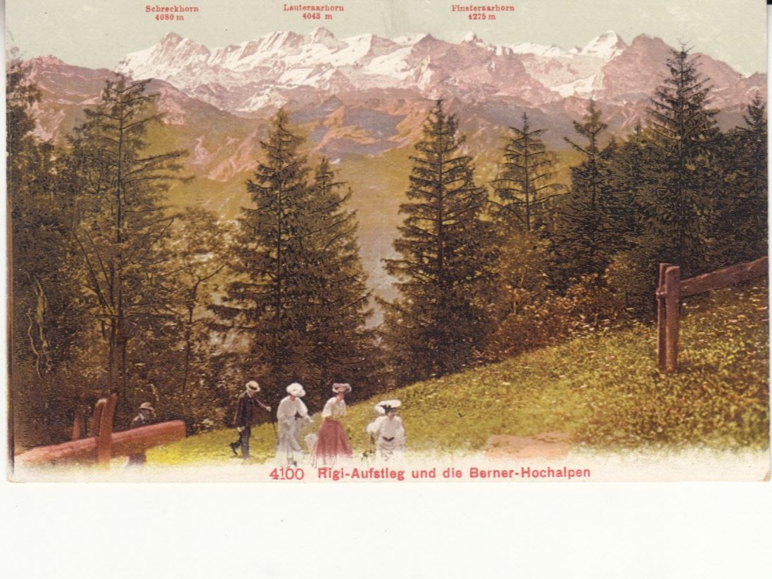 Cartoline postali: Rigi Aufstieg ca. 1910 – Usato da Bürglen TG venduto da StampGraf