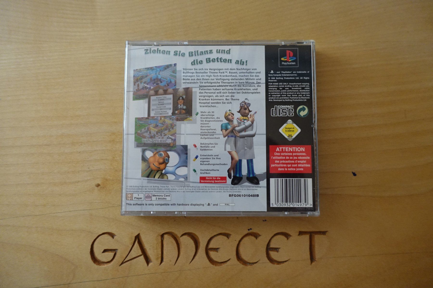 Sony Giochi: Theme Hospital – Usato da Steinach venduto da Gamecet 3